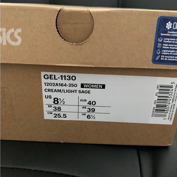 ASICS Women's White and Coral Sneakers - Picture 6 of 6